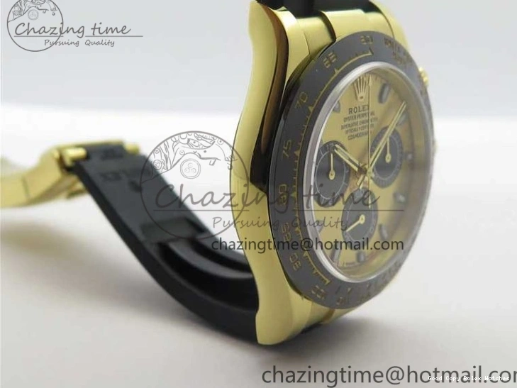 Best AAA Replica Sites YG (Free Black Noob V3 Edition SS Best Strap Strap) Dial Vibrant Daytona YG 116518 904L Plated Extra on 3208 Rubber 1:1 Black SA4130 Case 0117